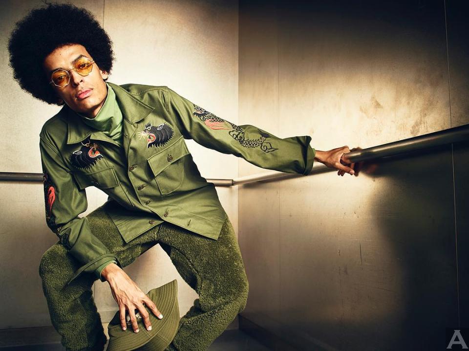 東京外国人モデル事務所アクアモデルの黒人モデルジェットアクセル