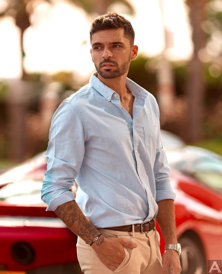 東京外国人モデル事務所アクアモデル所属の白人モデルのスティーブン