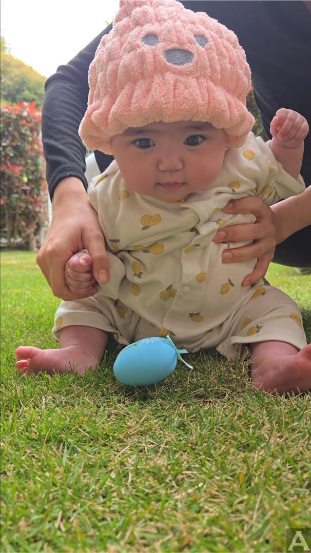 東京外国人モデル事務所アクアモデル所属のベビーモデルのアサ