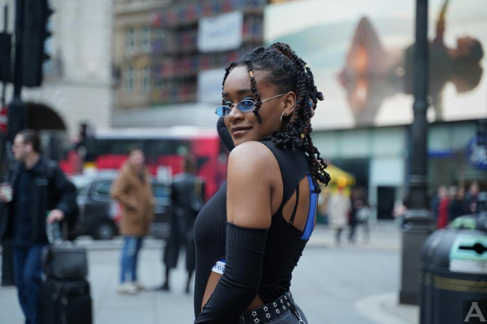 東京外国人モデル事務所アクアモデル所属の黒人モデルのジュジュ