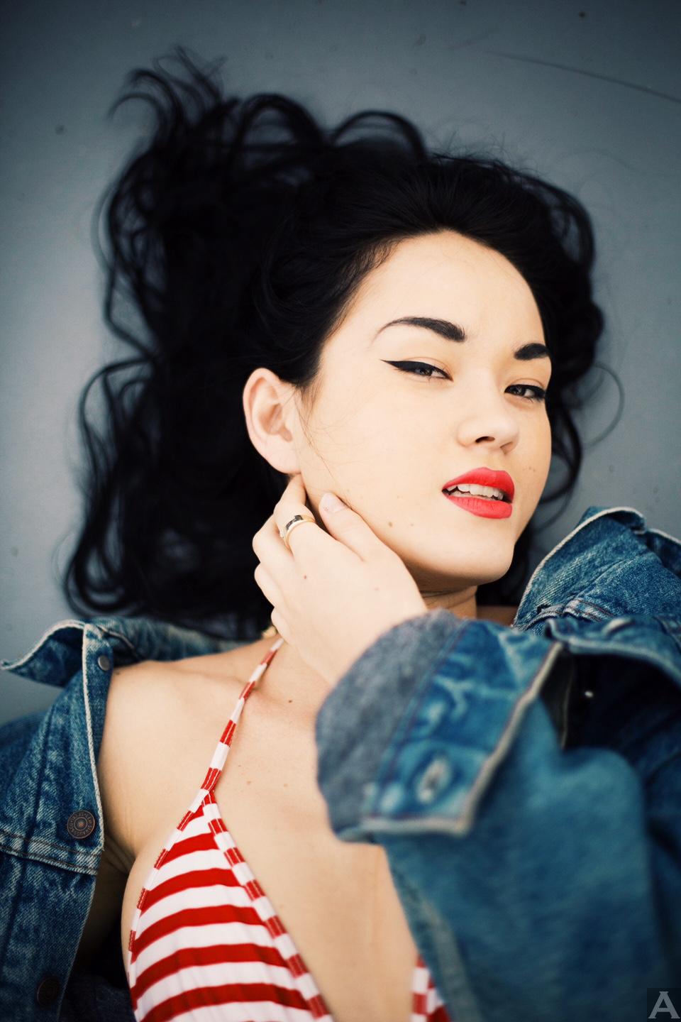 東京　外国人　モデル事務所　アクアモデル　ファッション　アジア人　カリン