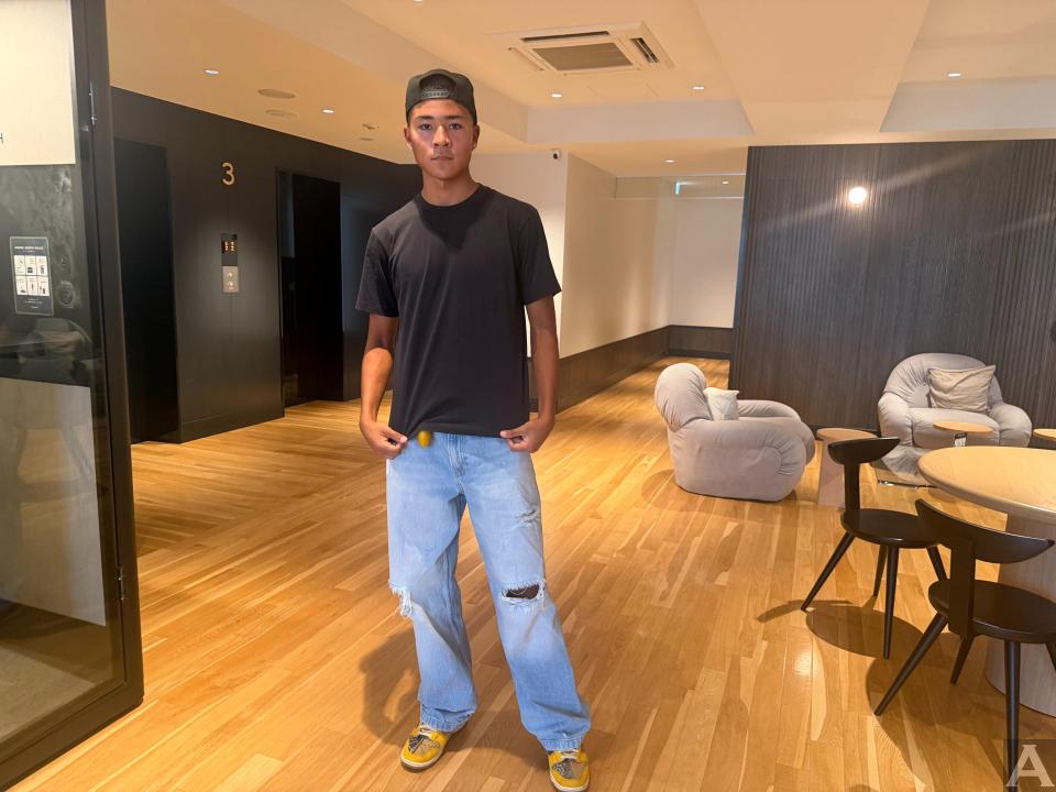 東京外国人モデル事務所アクアモデル所属のハーフモデルのスカイ